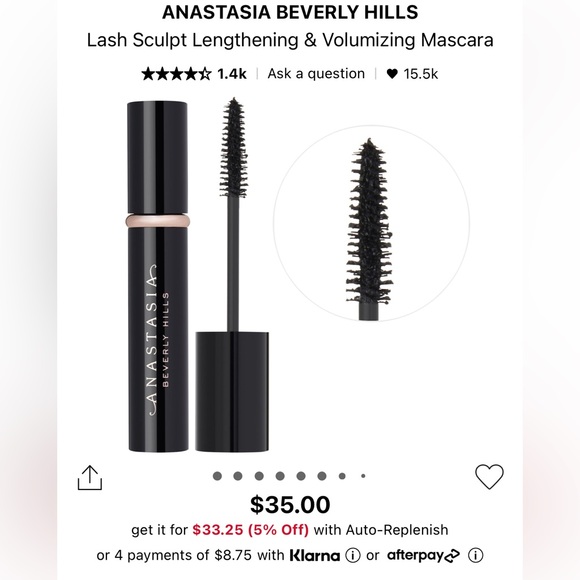 Anastasia Beverly Hills Lash Sculpt Mascara NEW - Picture 1 of 6
